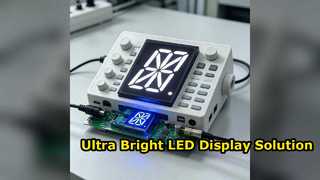 โมดูลจอแสดงผล LED 6 ส่วนแบบ Ultra Bright นิ้ว