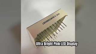 0 จอแสดงผล LED 7 Segment สีชมพูขนาด 8 นิ้วสำหรับตัวบ่งชี้ดิจิตอล